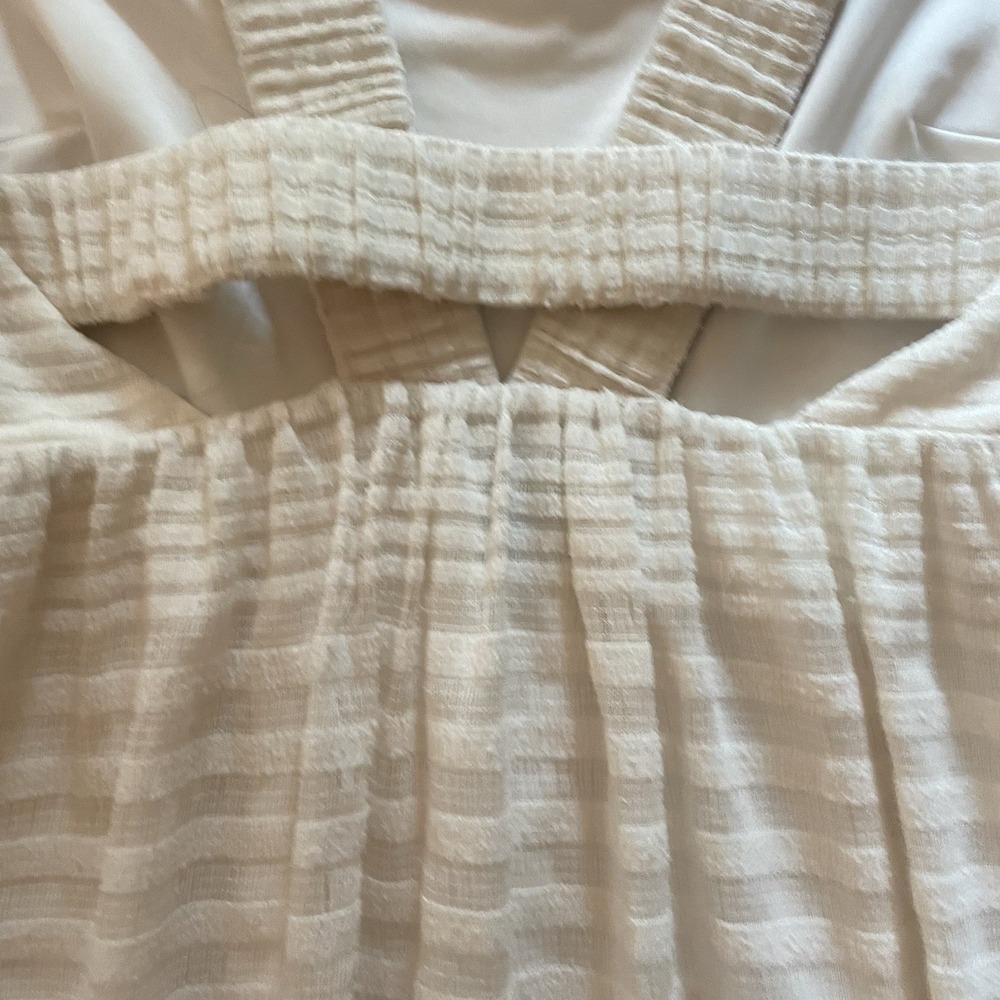 Significant Other Revolve Tiered Dress Women 4 Ivory Resort Coastal‎ Ethereal - Picture 9 of 9